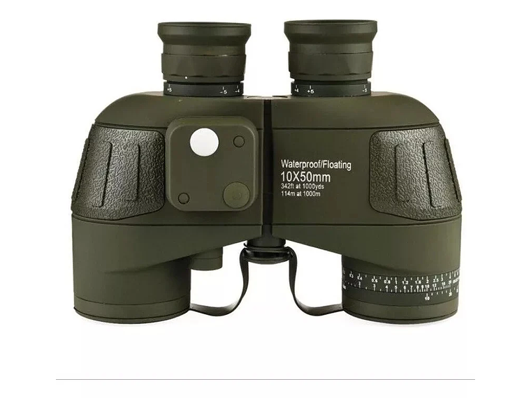 BINOCULAR MARINOS 10X50 PRISMÁTICOS IMPERMEABLES BRÚJULA TELÉMETRO 1