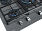 ENCIMERA CRISTAL GAS 5 QUEMADORES GZC 75330 XBB STONE GREY TEKA - Miniatura 6