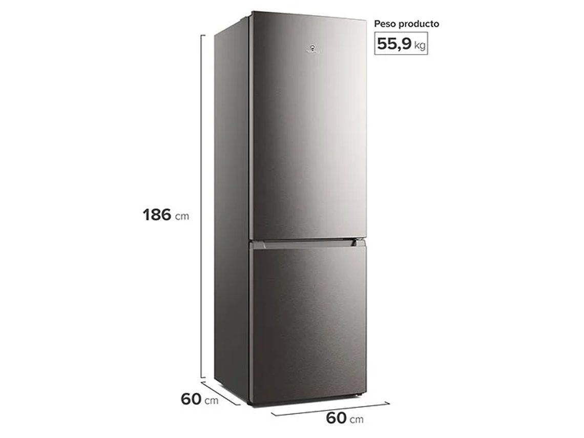 REFRIGERADOR BOTTOM FREEZER MADEMSA 285 L NO FROST MI60S 2