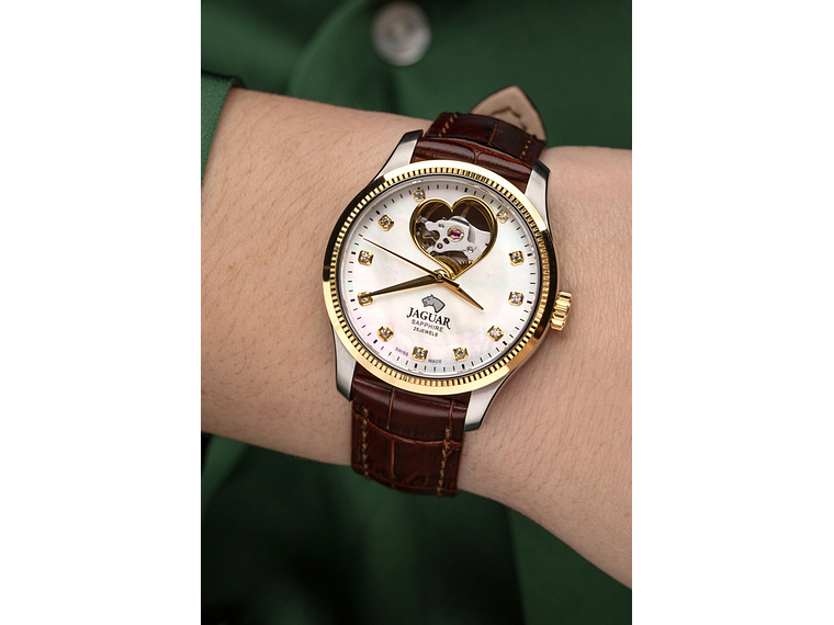 RELOJ DE PULSERA JAGUAR J995/A SWISS BLANCO MUJER AUTOMÁTICO 4