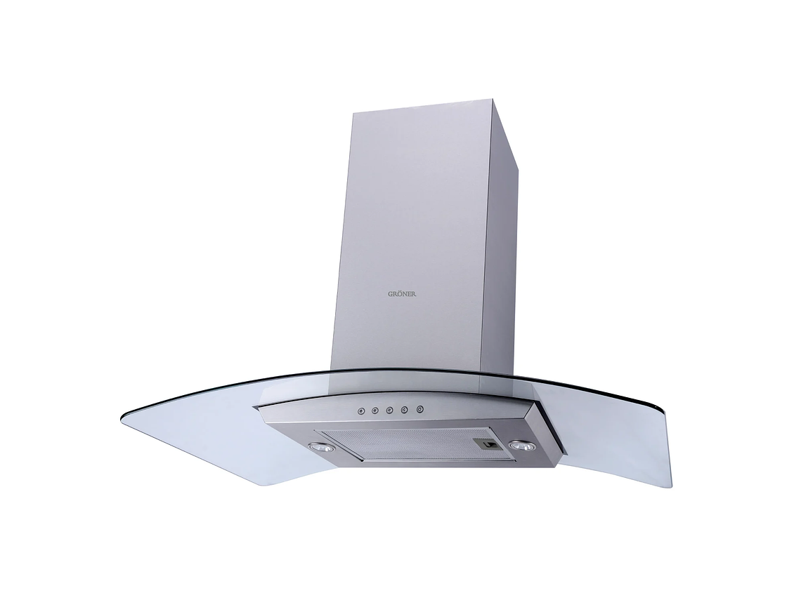 CAMPANA ISLA GRÖNER INOX 90 CM 2