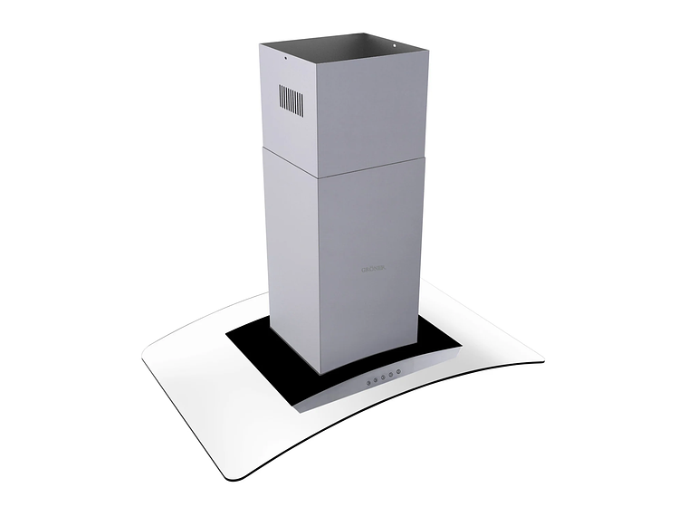 CAMPANA ISLA GRÖNER INOX 90 CM 5