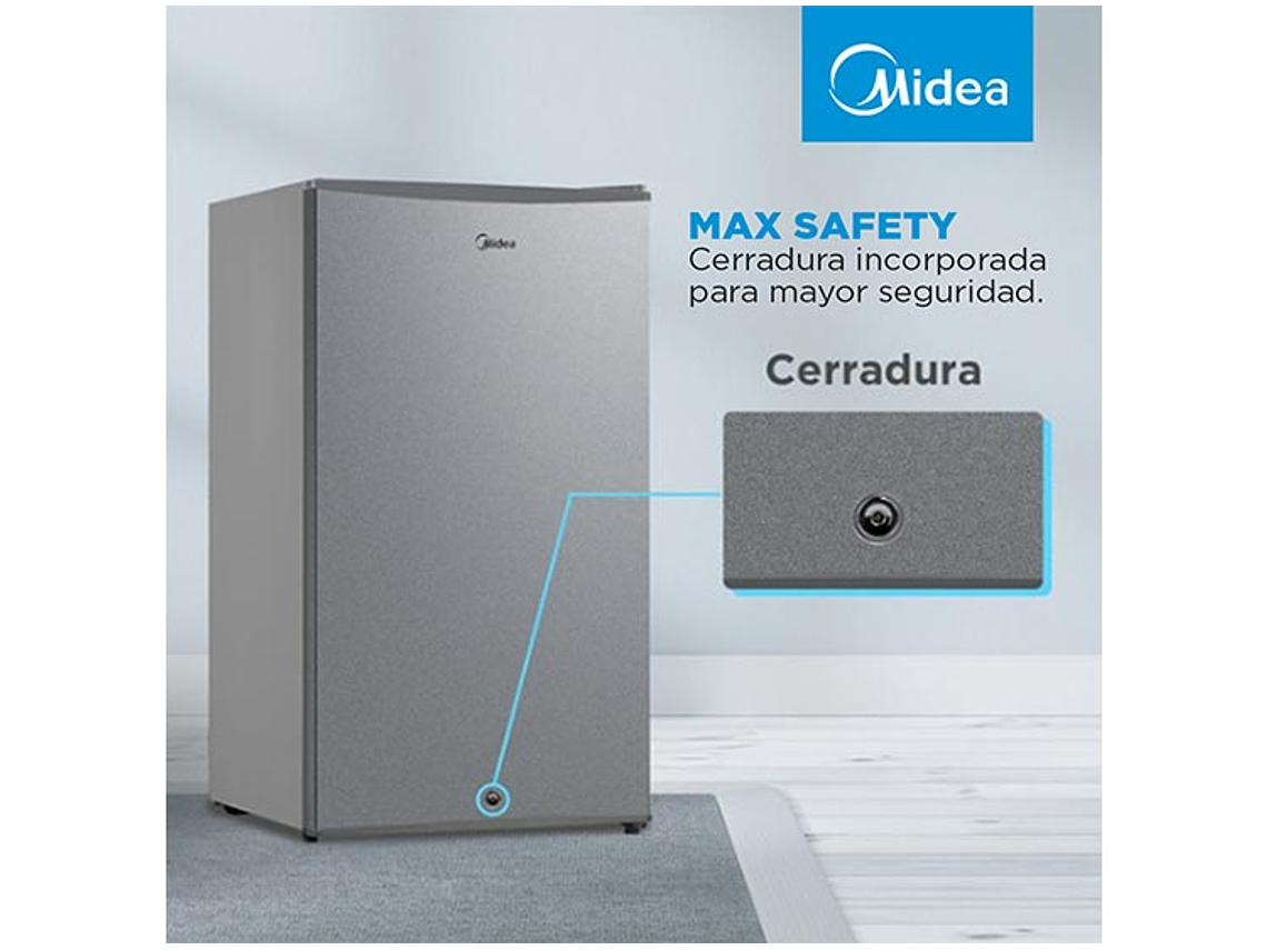 FRIGOBAR MIDEA 93 L FRÍO DIRECTO MDRD142FGE50 6