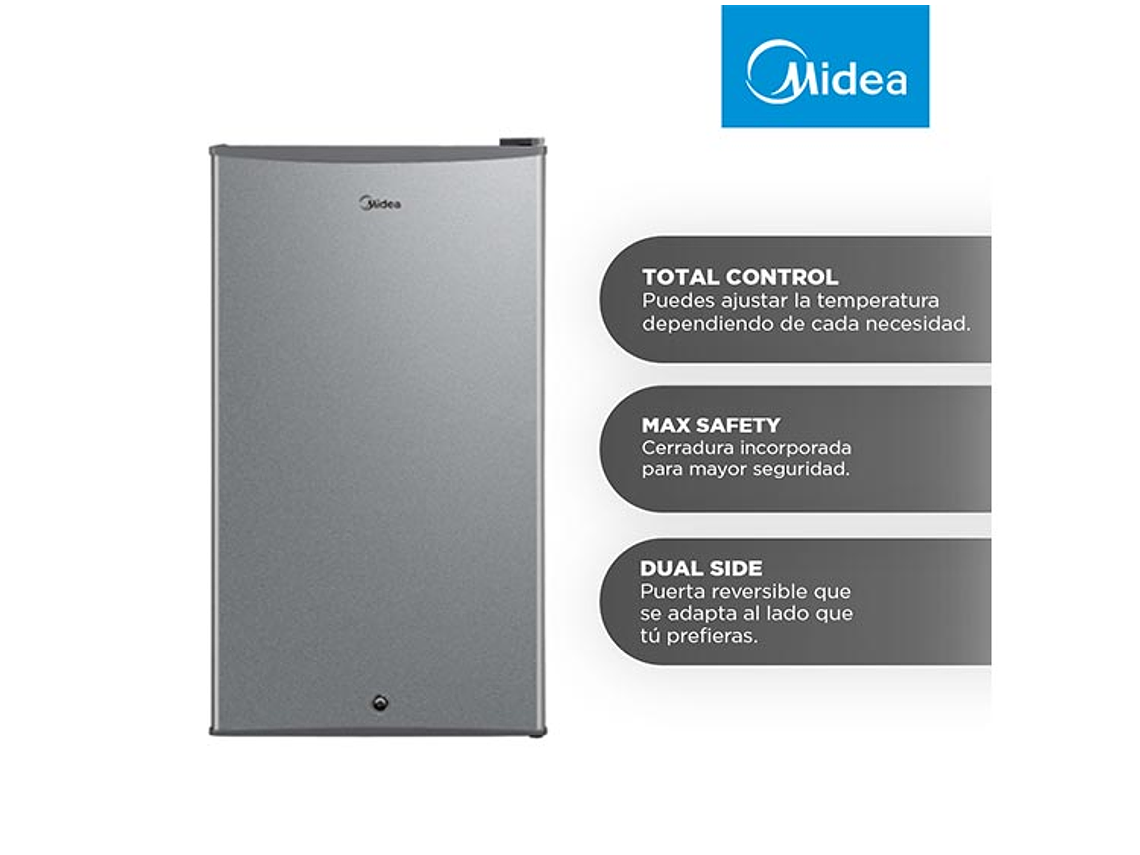 FRIGOBAR MIDEA 93 L FRÍO DIRECTO MDRD142FGE50 7