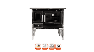 COCINA A LEÑA ALCAZAR CALBUCO L70 NEGRA