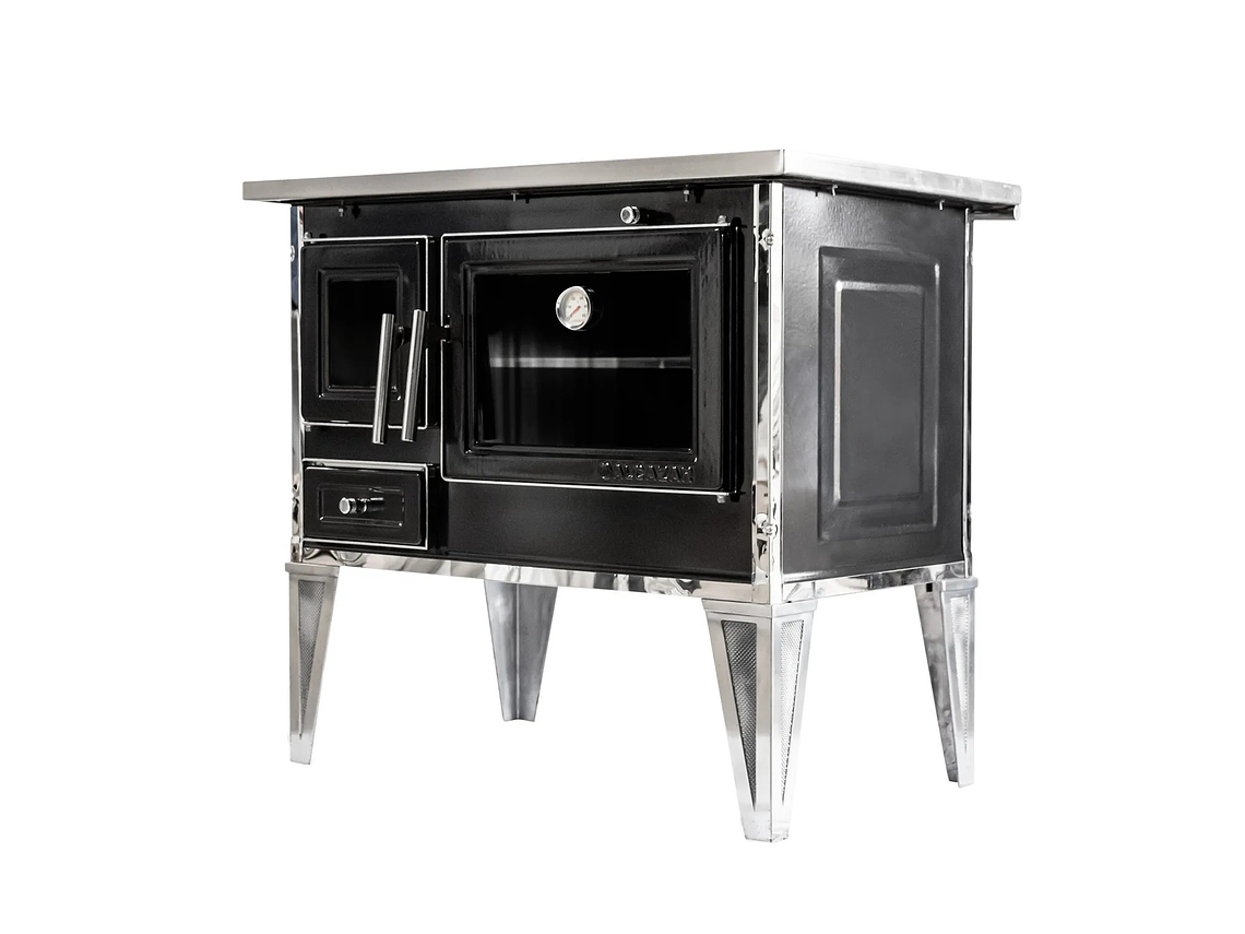 COCINA A LEÑA ALCAZAR CALBUCO L70 NEGRA 3