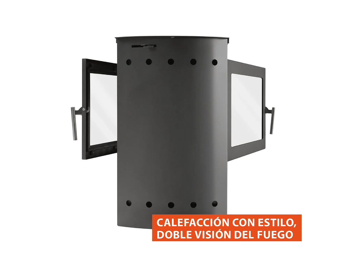 ESTUFA TIROLESA MAGNUM DOBLE CARA 7
