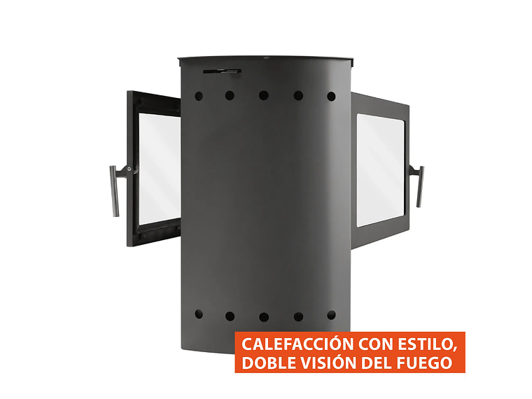 ESTUFA TIROLESA MAGNUM DOBLE CARA 7