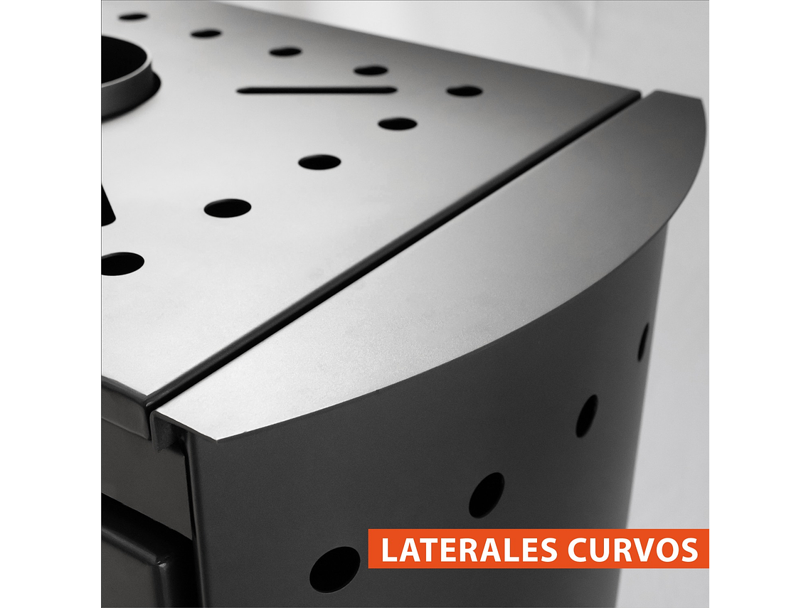 ESTUFA TIROLESA MAGNUM DOBLE CARA 8