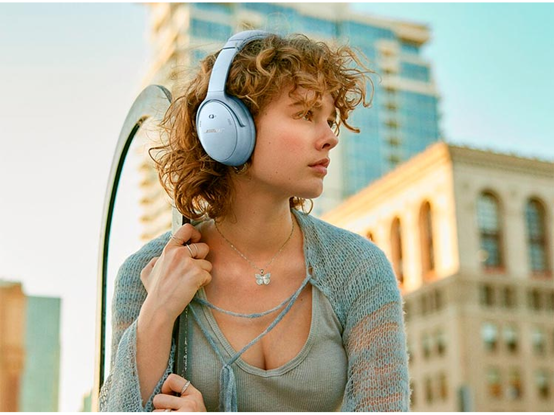 AUDÍFONOS BOSE QC MOONSTONE BLUE 2