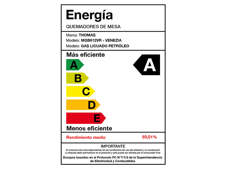 COCINA 5 QUEMADORES HORNO DE 104 LTS 9