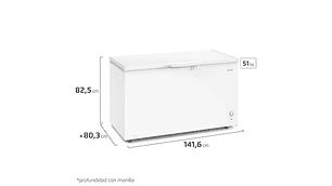 CONGELADOR FREEZER FENSA HORIZONTAL 418L FRÍO DIRECTO Z400D