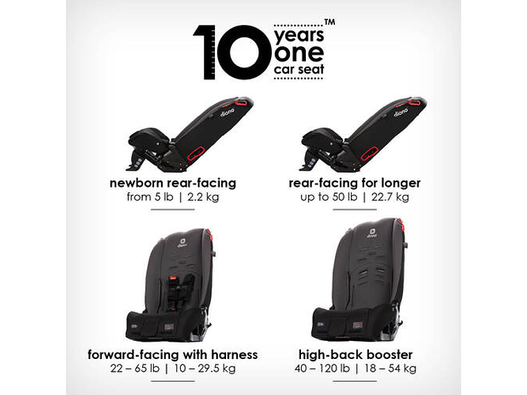 SILLA CONVERTIBLE DIONO RADIAN® 3R - GRIS 6