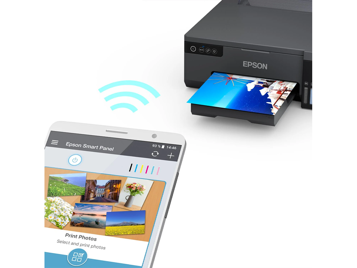 IMPRESORA FOTOGRÁFICA INK-JET EPSON ECOTANK L8050 COLOR WIFI 5