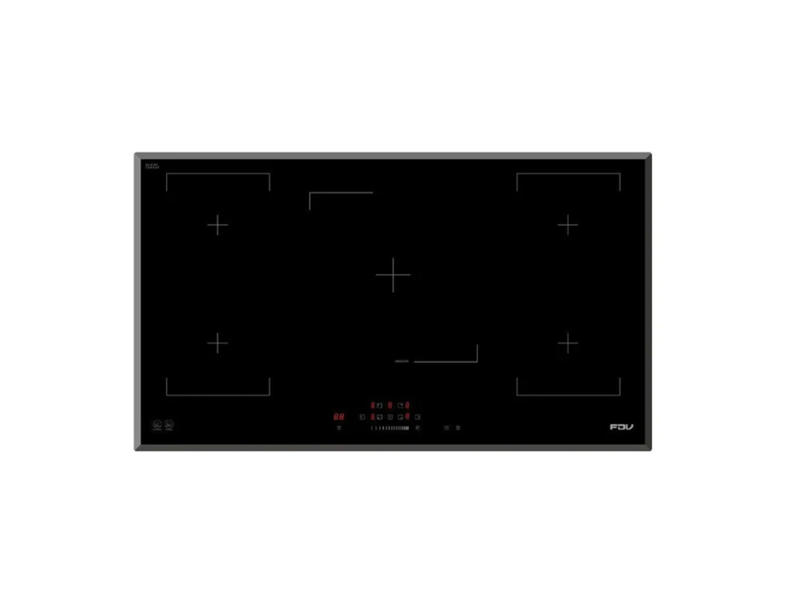 ENCIMERA INDUCCIÓN FDV DELUXE 5 FOCOS BLACK 1