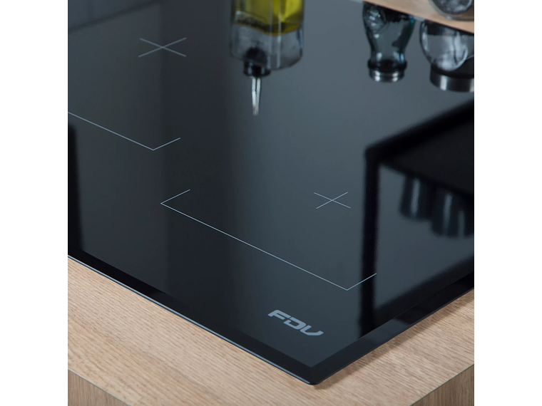 ENCIMERA INDUCCIÓN FDV DELUXE 5 FOCOS BLACK 2