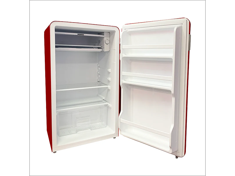 FRIGOBAR RETRO 93 LT. ROJO 2