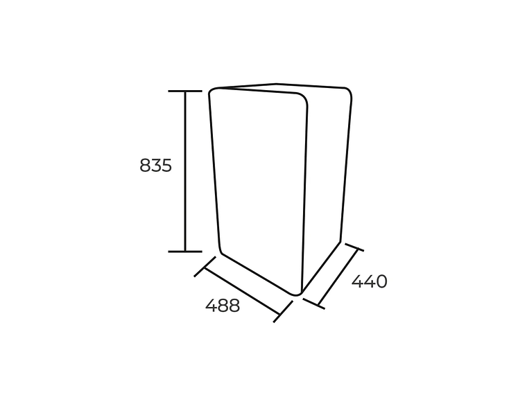 FRIGOBAR RETRO 93 LT. ROJO 3