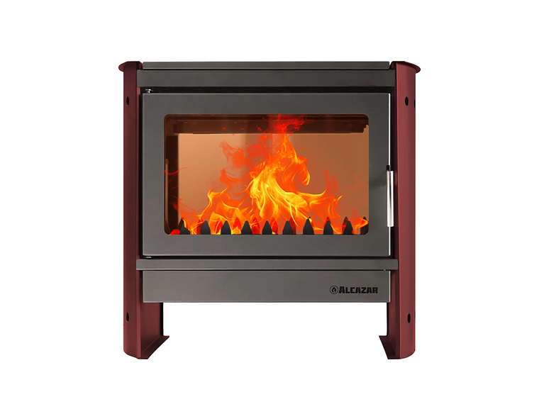 ESTUFA TIROLESA ALCAZAR MAGNUM DOBLE CARA BURDEO 1