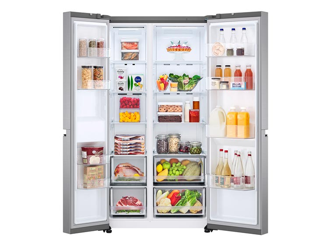 REFRIGERADOR LG SIDE BY SIDE NO FROST 647 L LINEAR COOLING GS66MPP 2