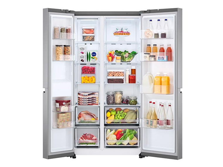 REFRIGERADOR LG SIDE BY SIDE NO FROST 647 L LINEAR COOLING GS66MPP 2