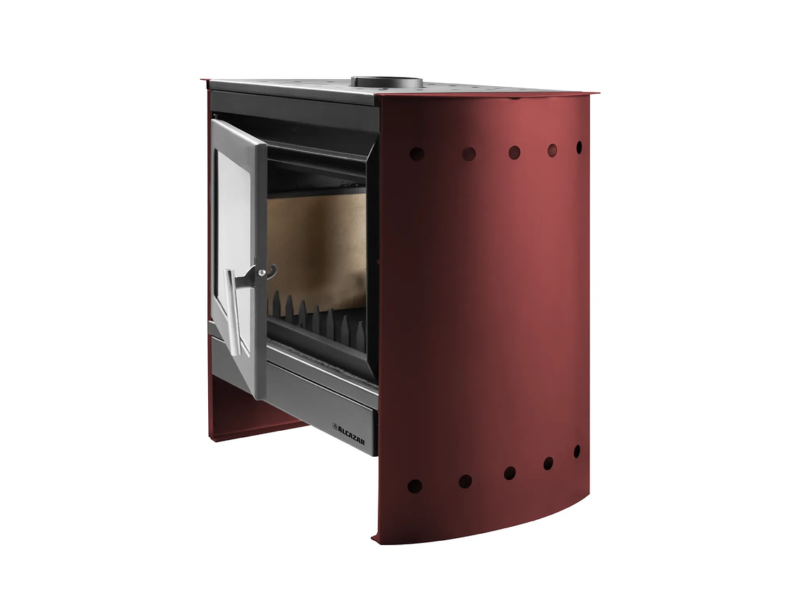 ESTUFA TIROLESA ALCAZAR MAGNUM DOBLE CARA BURDEO 3