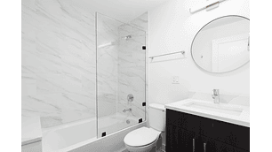 SHOWER DOOR VIDRIO TEMPLADO 90X150 CM HERRAJE NEGRO - CIVITA