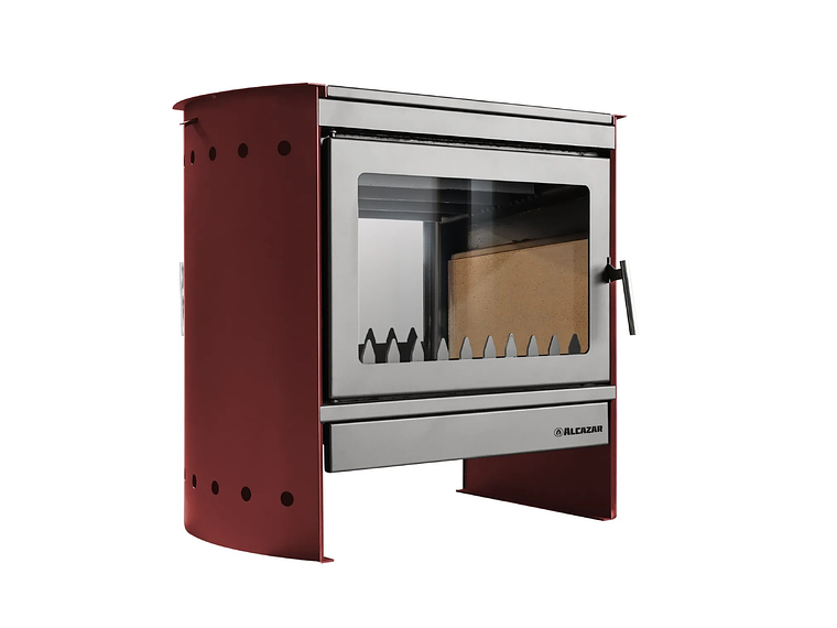 ESTUFA TIROLESA ALCAZAR MAGNUM DOBLE CARA BURDEO 5