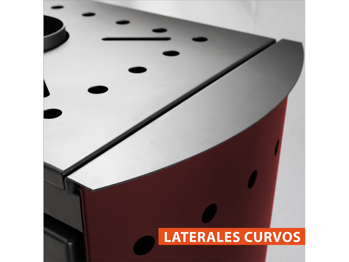 ESTUFA TIROLESA ALCAZAR MAGNUM DOBLE CARA BURDEO 6