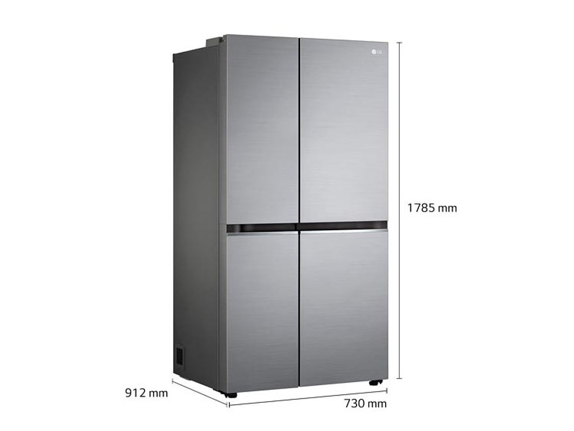 REFRIGERADOR LG SIDE BY SIDE NO FROST 647 L LINEAR COOLING GS66MPP 9