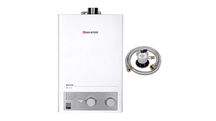 PACK CALEFONT 10 LITROS GAS LICUADO TIRO FORZADO + REGULADOR