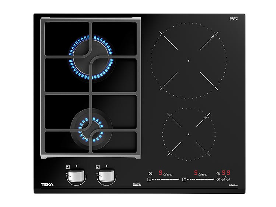 ENCIMERA GAS PLACAS DE INDUCCIÓN TEKA 4 PLATOS JZC 64322 1