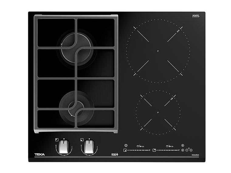 ENCIMERA GAS PLACAS DE INDUCCIÓN TEKA 4 PLATOS JZC 64322 2