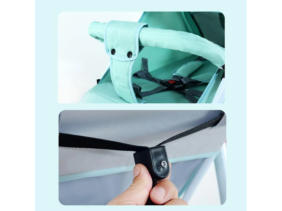 COCHE PARAGUAS DE PASEO PARA BEBÉ PLEGABLE Y RESISTENTE 5