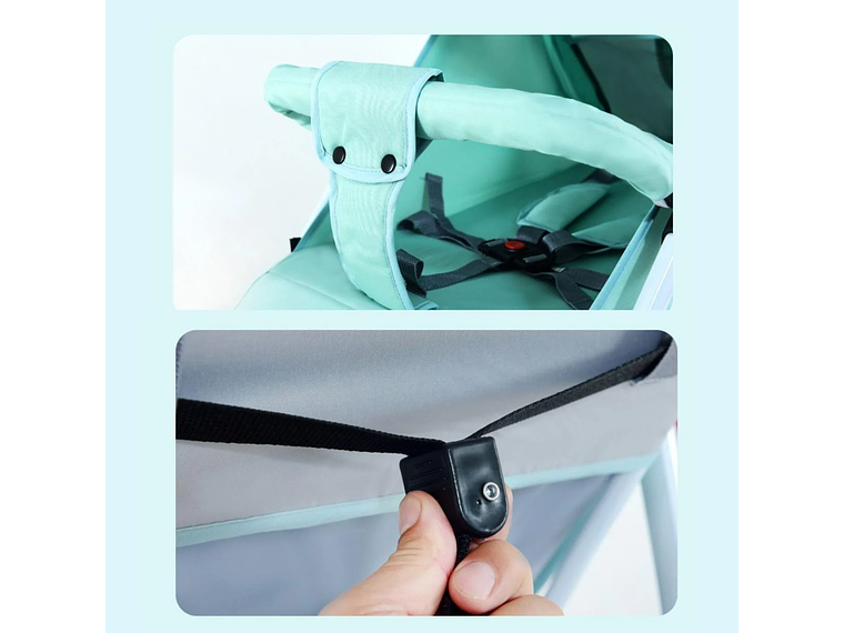 COCHE PARAGUAS DE PASEO PARA BEBÉ PLEGABLE Y RESISTENTE 5