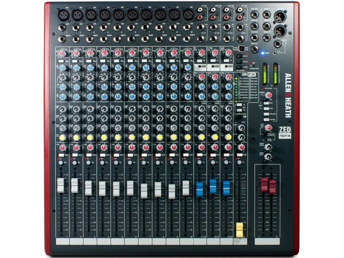 MIXER ALLEN & HEATH ZED16FX USB CON EFECTOS 1