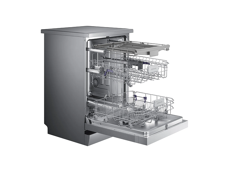 LAVAVAJILLAS 14 CUBIERTOS SILVER CON FLEXIBLE 3RD RACK 5