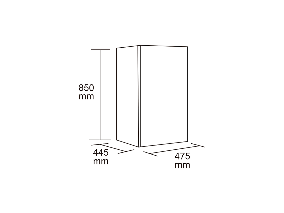 FRIGOBAR 90 LTS DF1-113 4