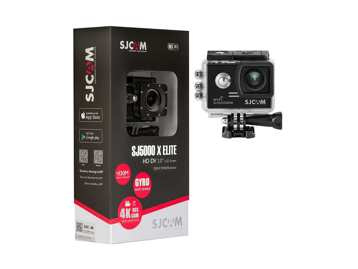 CÁMARA DEPORTIVA SJCAM SJ5000X 4K WIFI GYRO ESTABILIZADOR 1