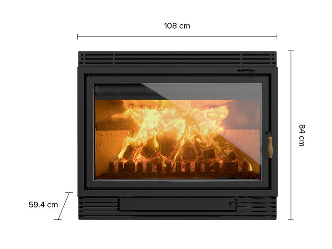 CALEFACTOR A LEÑA BOSCA CHIMENEA 1100 3