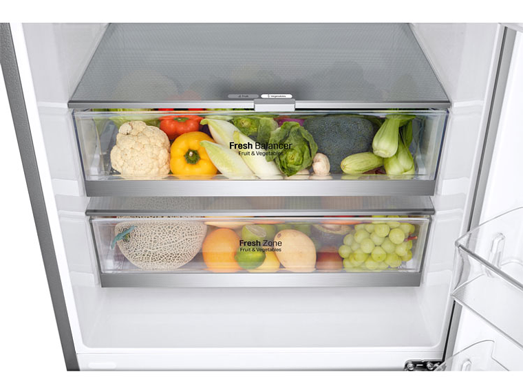 REFRIGERADOR LG BOTTOM FREEZER NO FROST 446 L DOOR COOLING GB45SGP 7