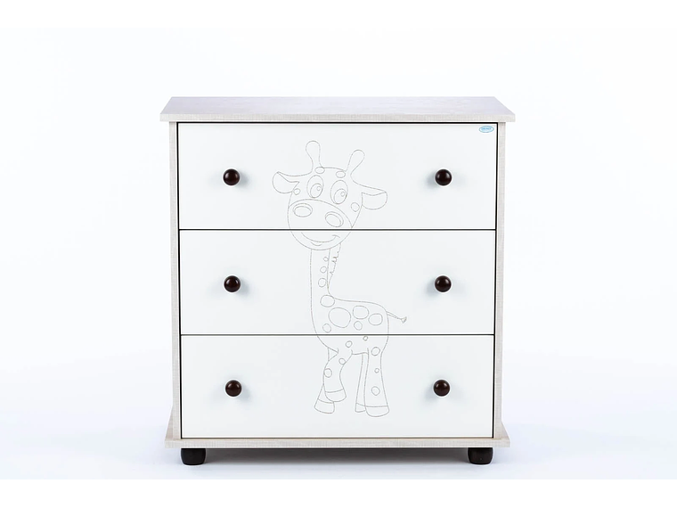 SET COMODA Y CUNA GIRAFFE AJUSTABLE (120 X 60) 7