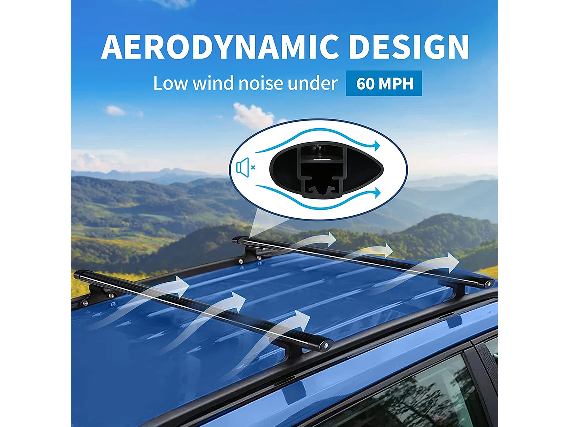 BARRAS PORTAEQUIPAJES OEM JEEP COMPASS NEGRAS 2016 UP 3