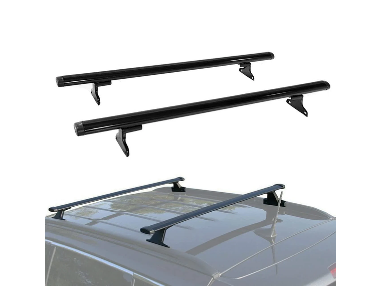 BARRAS PORTAEQUIPAJES OEM JEEP COMPASS NEGRAS 2016 UP 4