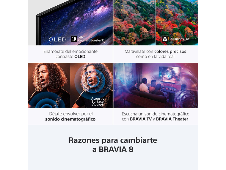 OLED BRAVIA 8 4K ULTRA HDR GOOGLE TV 65' 3