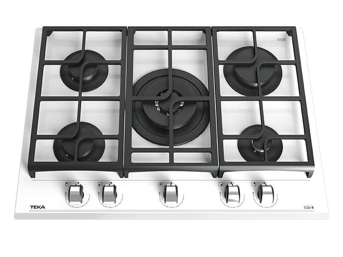 ENCIMERA GAS TEKA 5 PLATOS GZC 75330 XBB BUT W 2