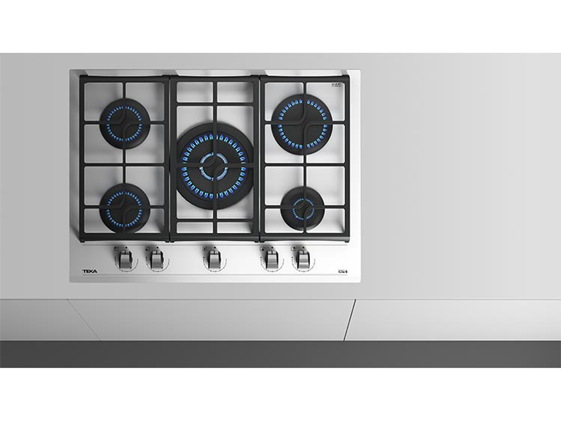 ENCIMERA GAS TEKA 5 PLATOS GZC 75330 XBB BUT W 6
