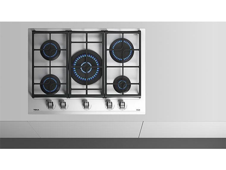 ENCIMERA GAS TEKA 5 PLATOS GZC 75330 XBB BUT W 6