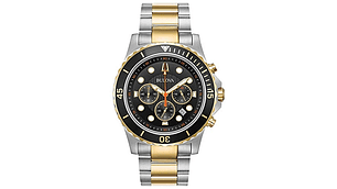 BULOVA - RELOJ DE CUARZO PARA HOMBRE ACERO INOXIDABLE COLOR: DOS TONOS (MODELO: 98B327)
