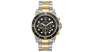 BULOVA - RELOJ DE CUARZO PARA HOMBRE ACERO INOXIDABLE COLOR: DOS TONOS (MODELO: 98B327)